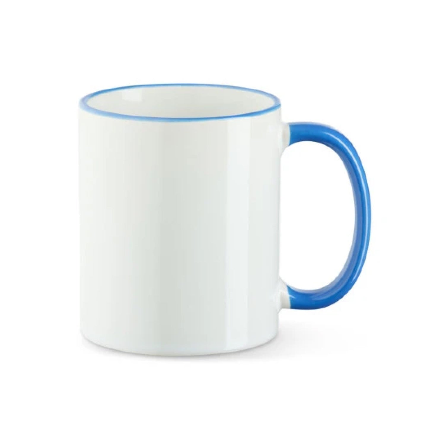 Tasse - Farbrand - Griff farbig