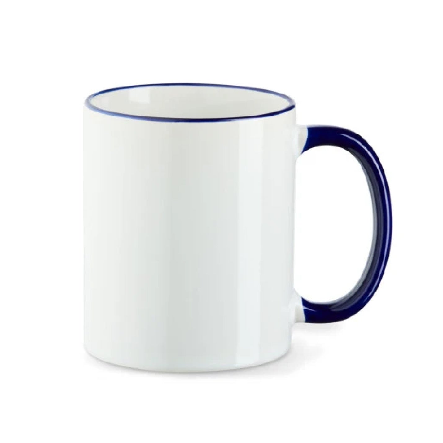 Tasse - Farbrand - Griff farbig