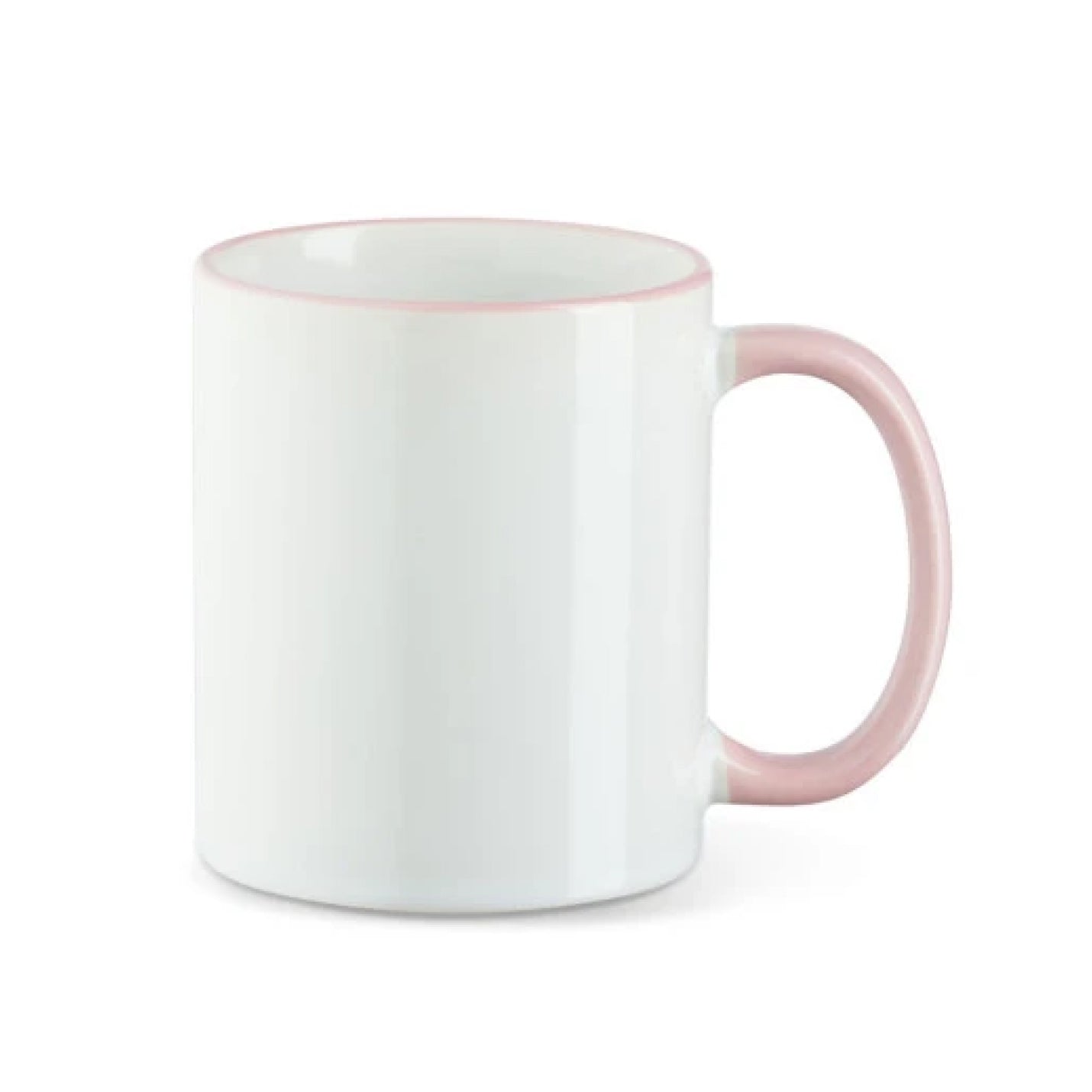 Tasse - Farbrand - Griff farbig